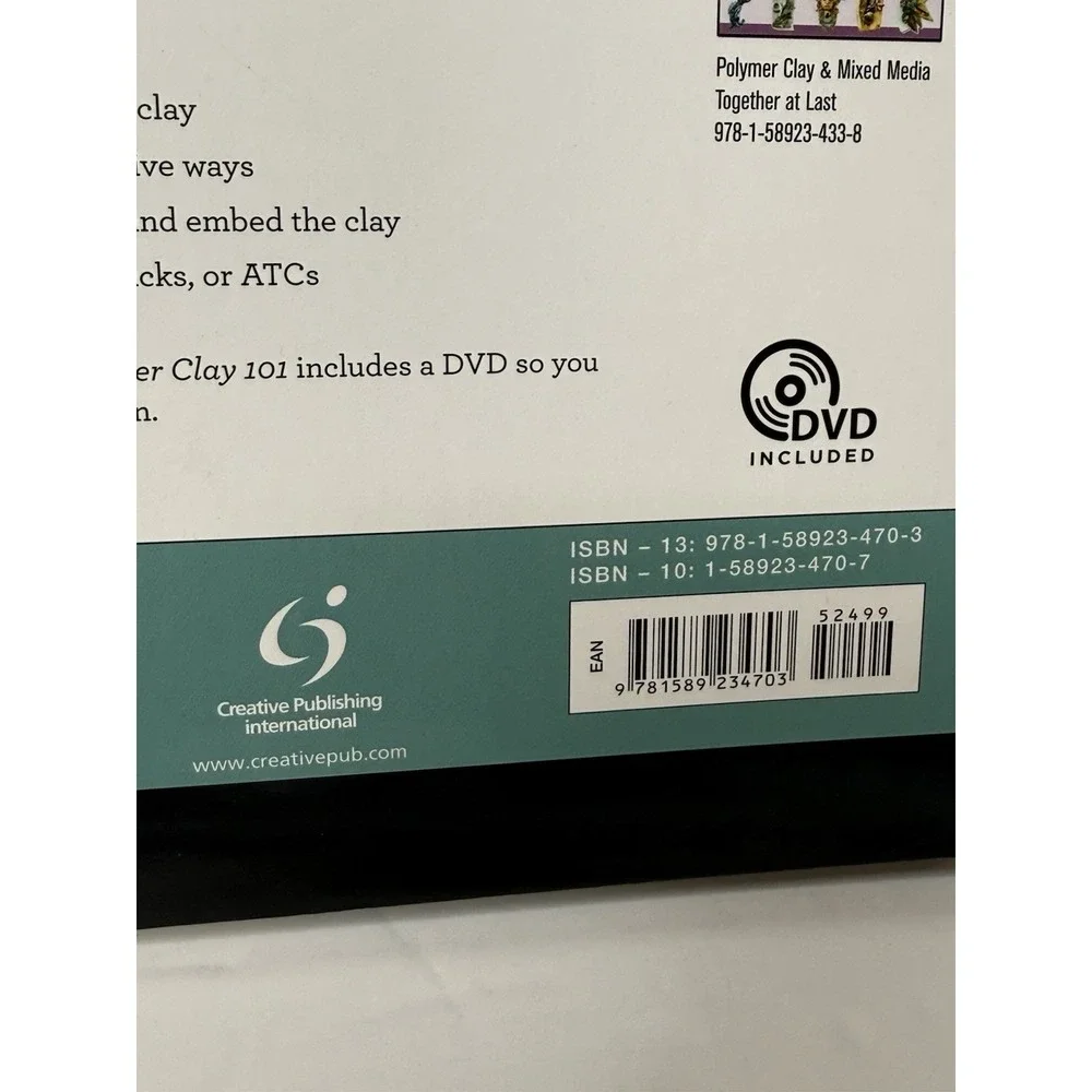 Polymer Clay 101 Book with DVD - Beginner‎ Craft Techniques Jewelry Canes Crafts